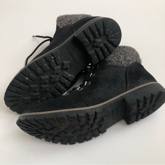 Cliffs Black Combat Boots Size 10 - Picture 4 of 4